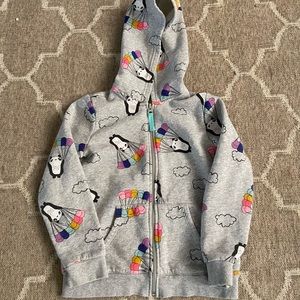 Cat & Jack girls hoodie, size M (7/8) - grey